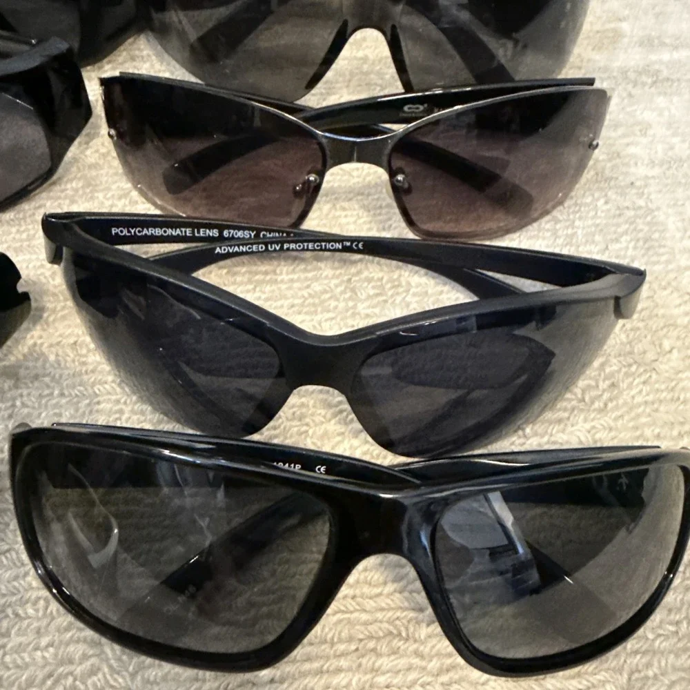 Lot of 20 Mixed Designer WRAP Polarized -Fishing,Sport,Cycling-all 20 for price